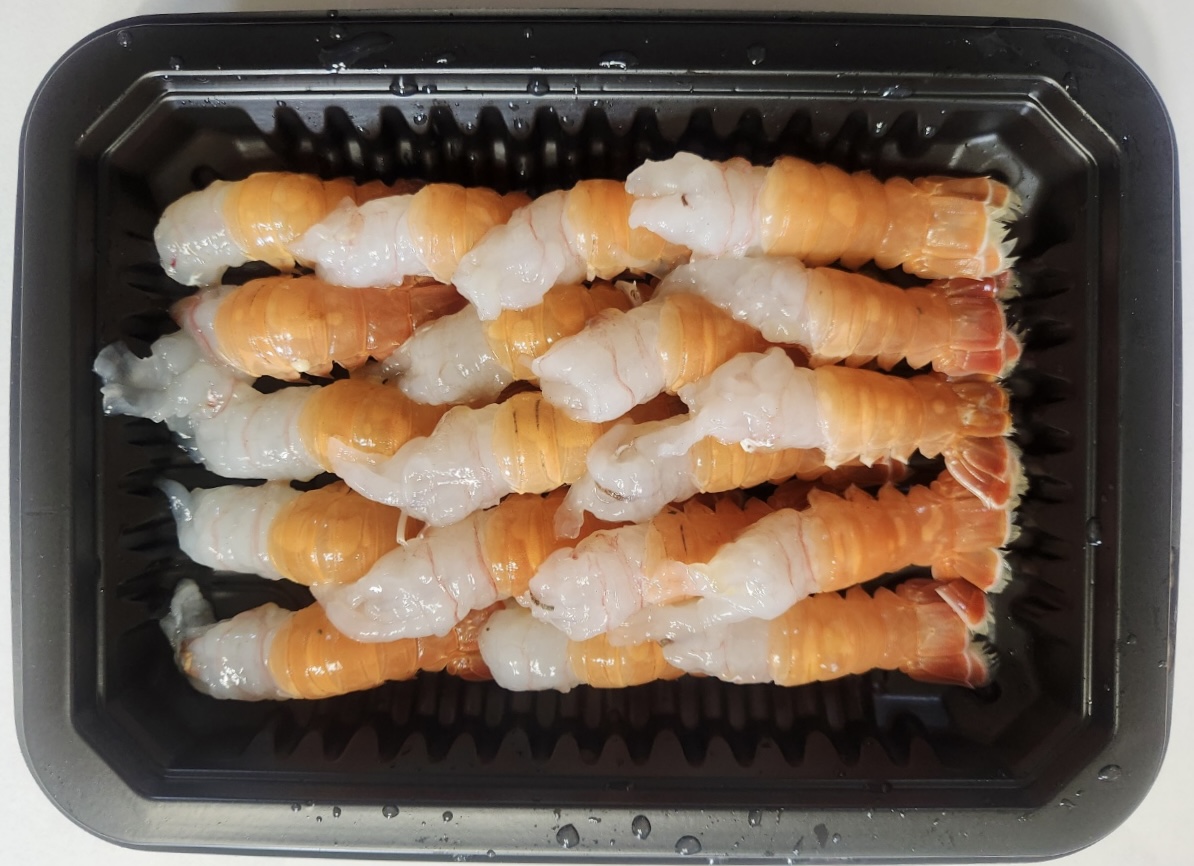 여수 급냉 손질 딱새우 실제 상품 참고 사진