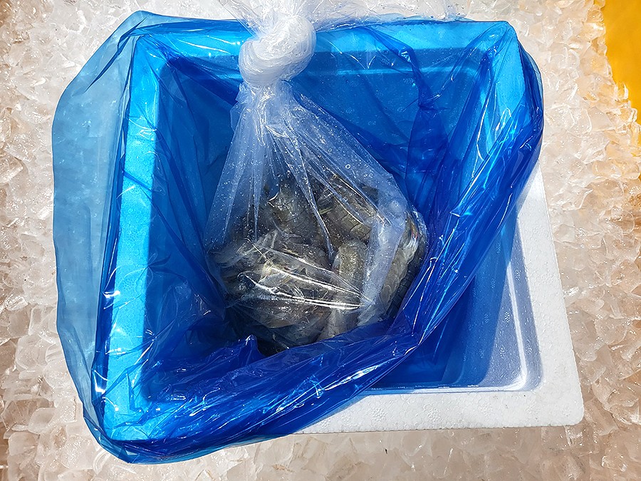 서해안 급냉 갯가재 구성·포장 참고 사진