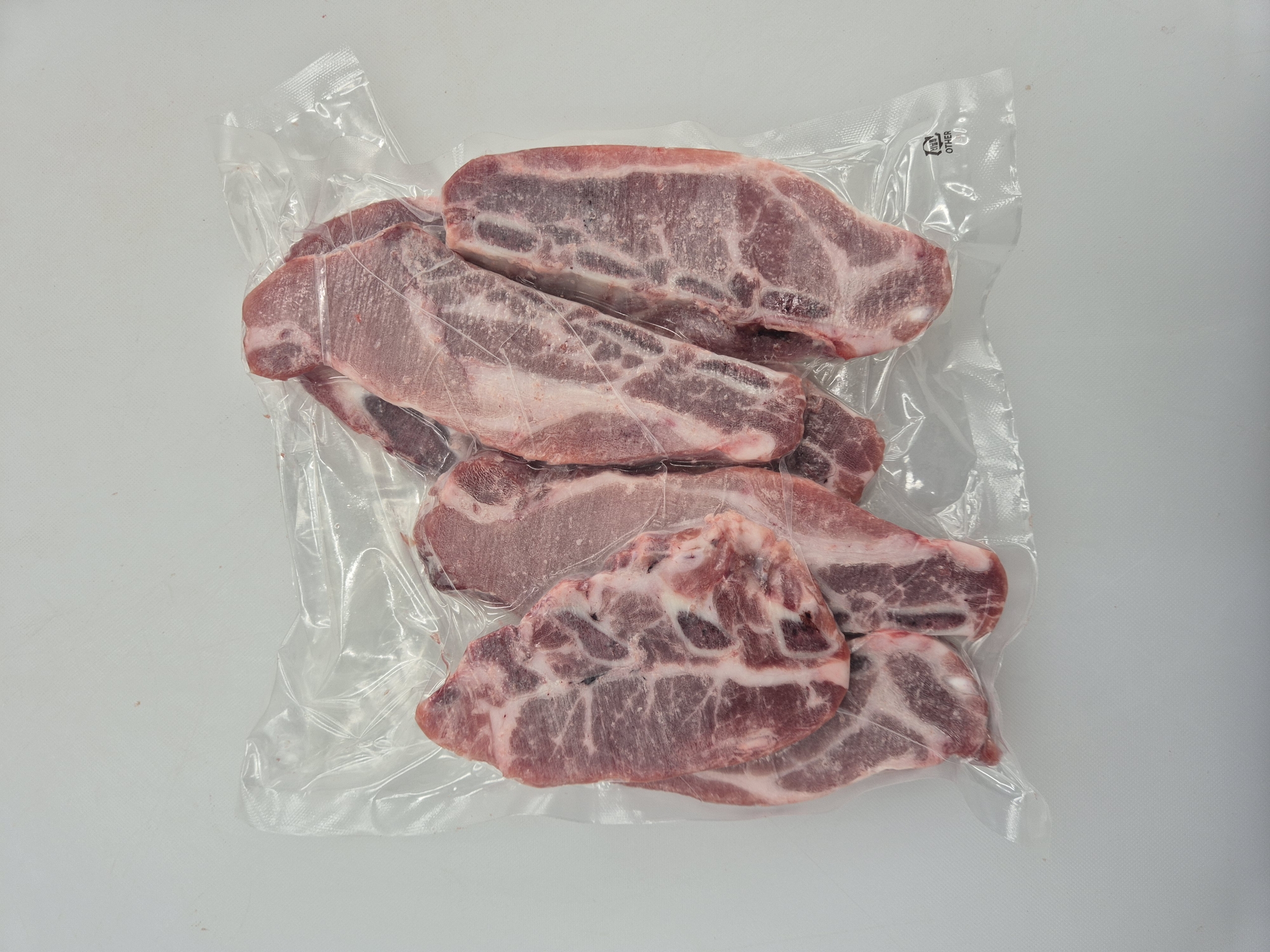 한돈 돼지갈비 LA갈비용 진공팩 참고 사진