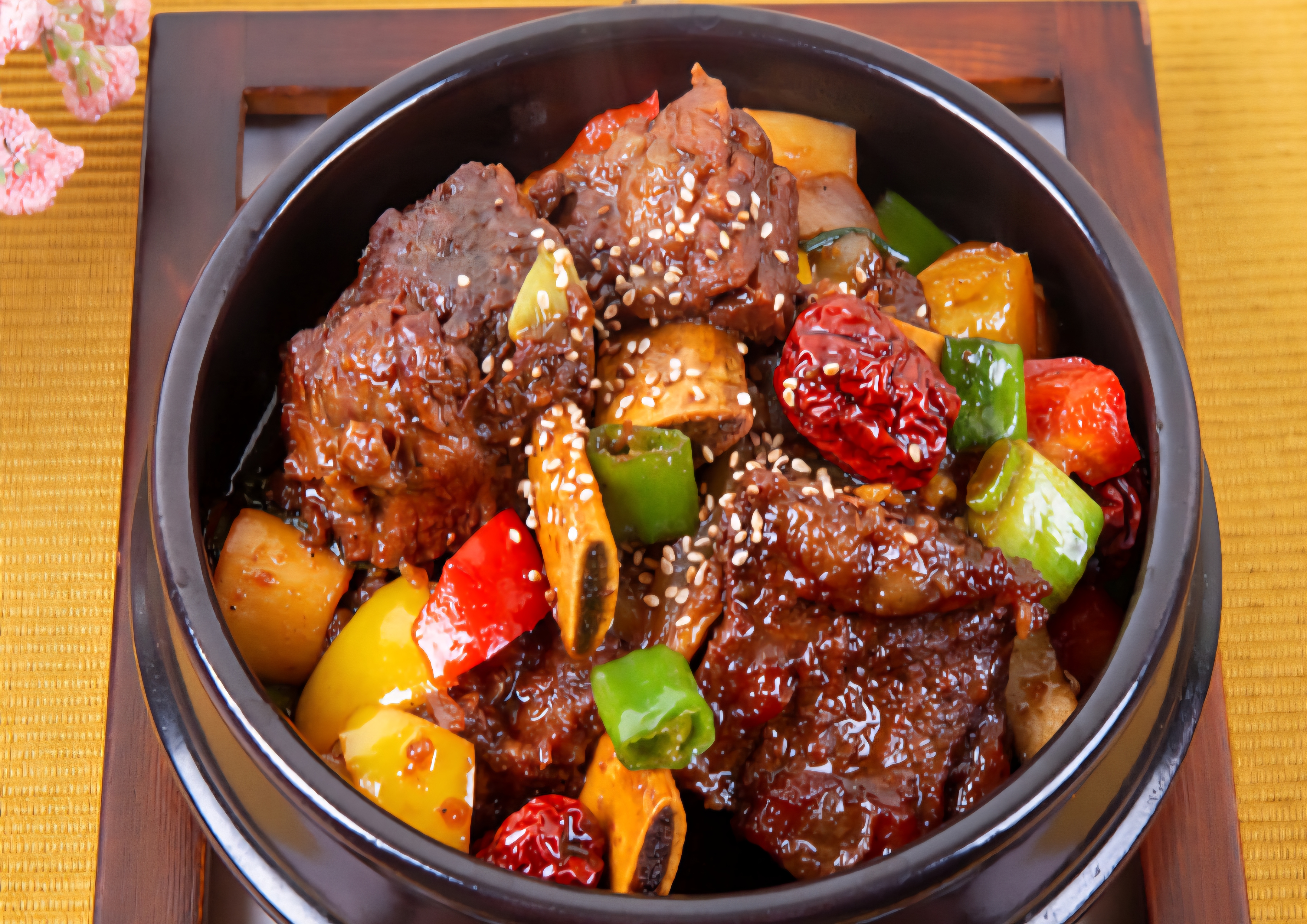 돼지갈비찜 조리 예시